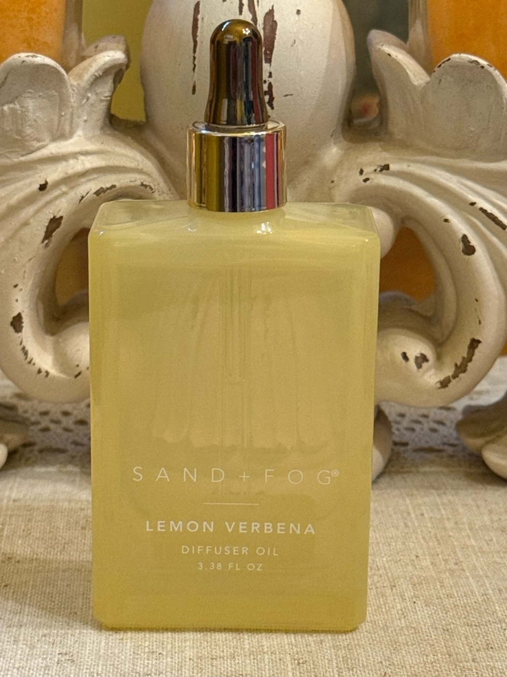 Sand + Fog JUMBO Lemon Verbena Luxury Diffuser Oil 3.38 oz Fresh Home Fragrance